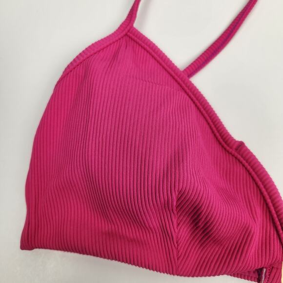L*Space Helena Bikini Top in Bougainvillea Pink Size Small NWT - Picture 3 of 6